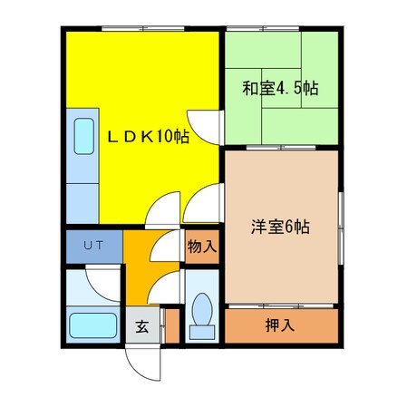 ジェーハイツ千歳北光の物件間取画像